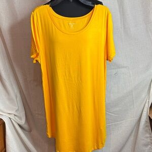 Amazon Essentials Mustard Yellow Tee
